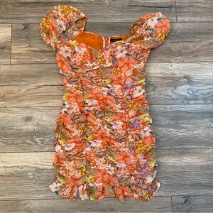 Floral Puff Sleeve Dress